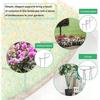 4pcs Metal Plant Support Stakes Flower Pot Stand Flower Ring Climbing Vines Support Half Round Durable