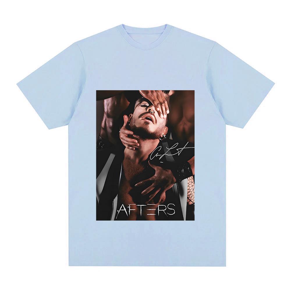 Adam Lambert T-Shirt Fashion Round Neck Short Sleeve Tops Casual Cotton Clothes Summer Unisex Tees