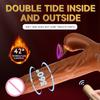 Realistic Dildo G Spot Vibrator Remote Control Strong Suction Cup Telescopic Heating 360° Swing Adult Sex Toy for Women Couple