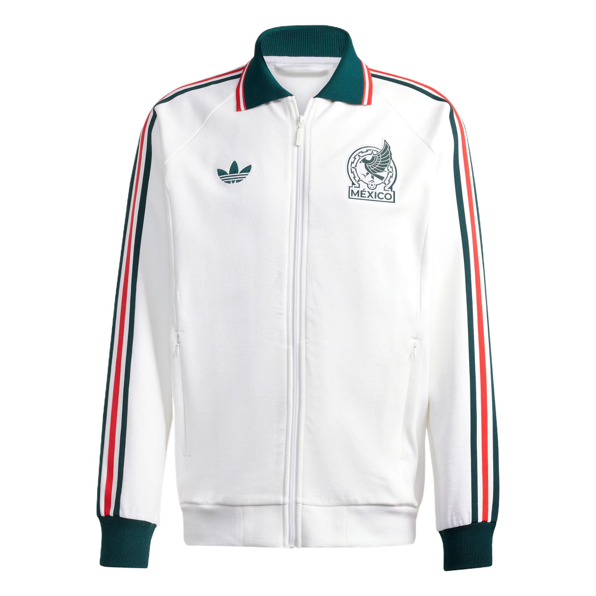 

Adidas Originals Мексика Выездная Гимническая Винтажная Футбольная Вышитая Поло-Куртка Мужская Куртка JZ6462 S