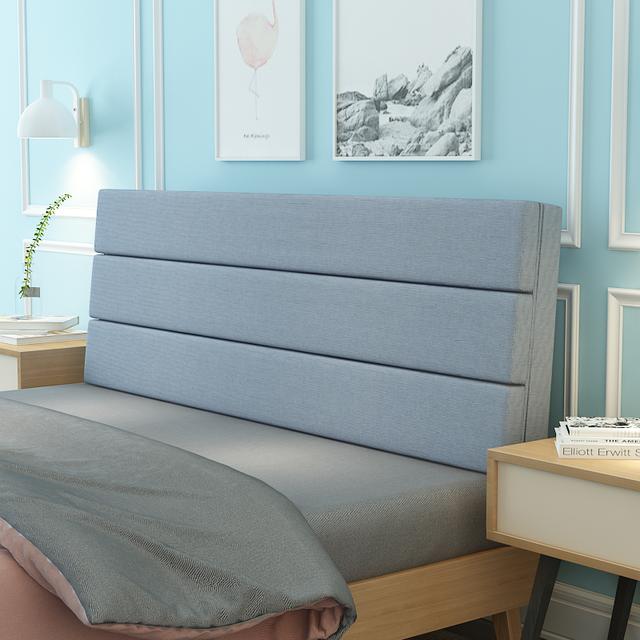 Husă modernă, moale, de culoare solidă, pernă din burete, detașabilă, lavabilă, în talie, pernă, husă pentru capul de pat