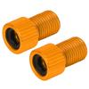 Set da 2 pezzi Convertitore per Valvola Bicicletta Presta a Schrader Adattatore Resistente all'Usura per Pompa da Mountain Bike