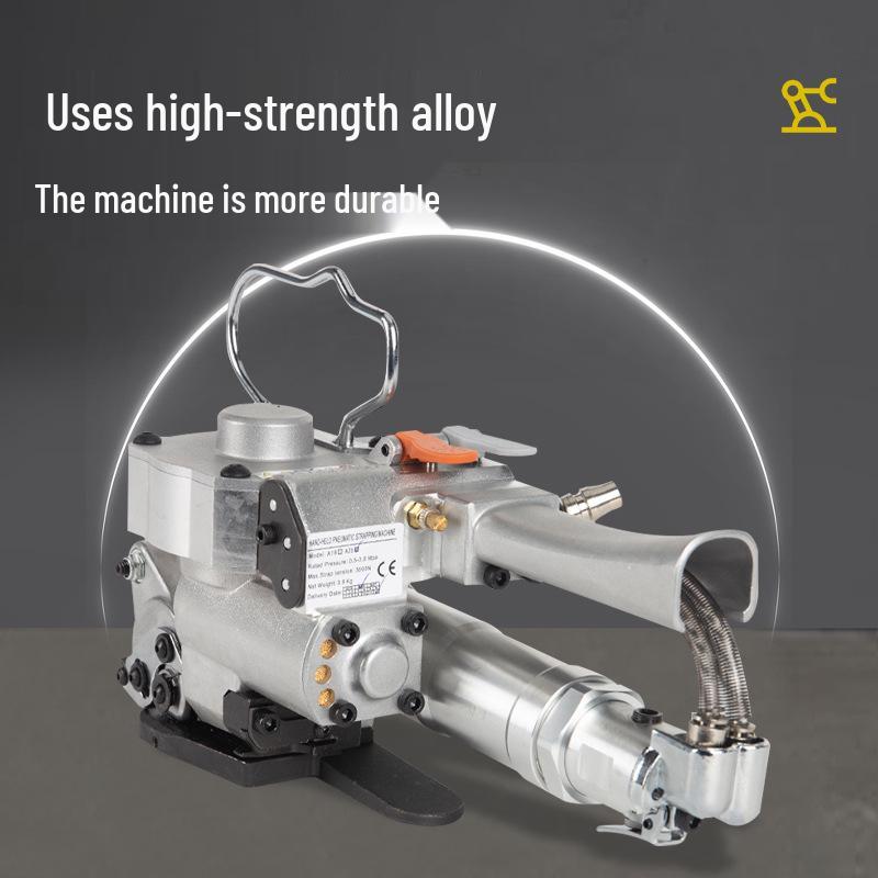 A19 Pneumatic Buckle-Free PET Plastic Strapping Machine