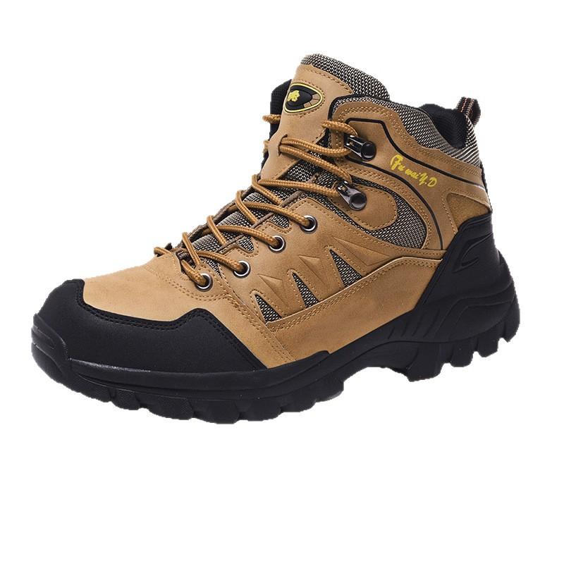 Autumn and Winter New Outdoor Wear-resistant Hiking Hiking Sports Shoes Trendy Shoes Men's Shoes Medium and High-top Casual Shoes