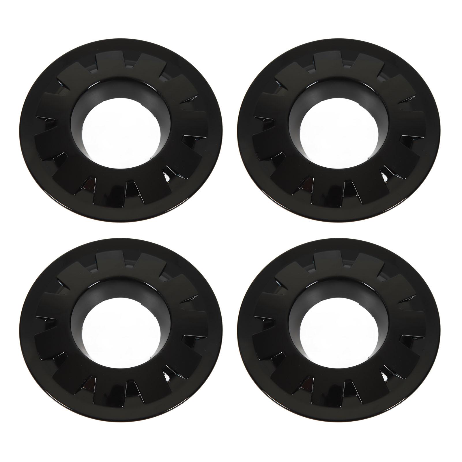 

20 дюймов 4 шт. центральная крышка ступицы колеса глянцевая черная 155 мм диаметр колпачка замена для Tesla Model Y