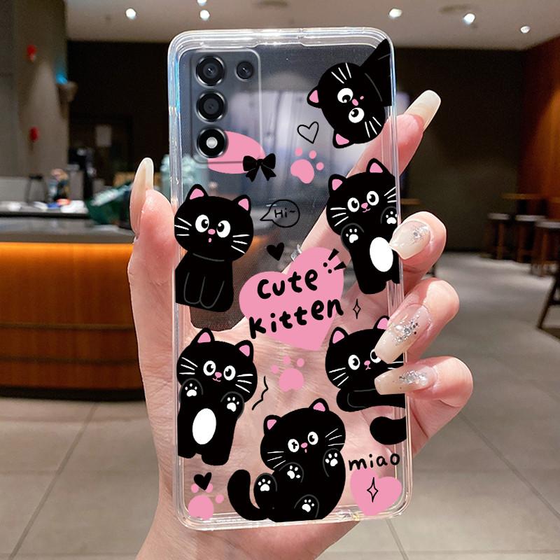 Back Cover For OPPO K9S Realme Q3S Q3t 5G Clear Phone Case Luxury Fashion Butterfly Flower Transparent Soft Silicone TPU Casing