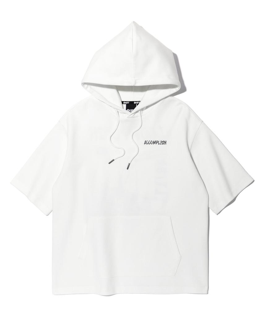 BUNKERBUSTER Street Boy Short Sleeve Hoodie Mp2Tu248_Off White