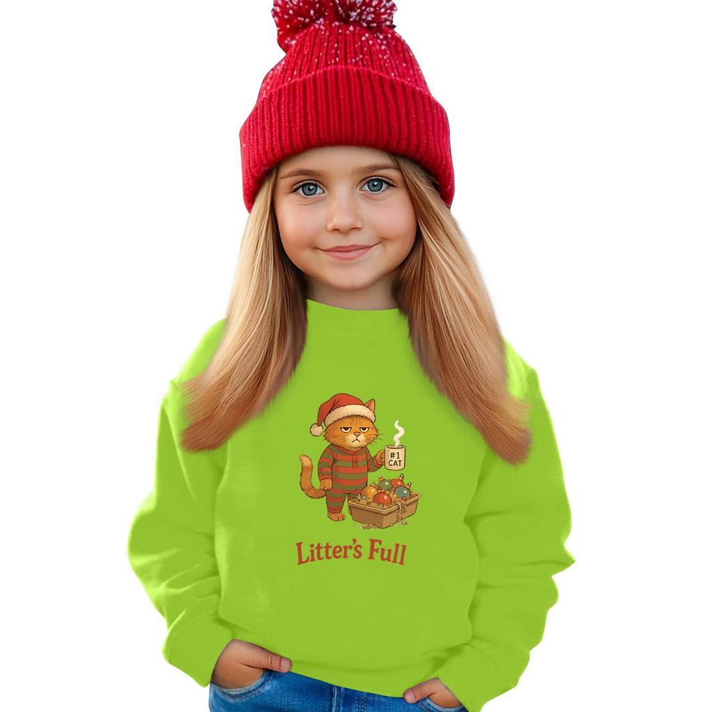 Kinder Sweatshirt Jungen Mädchen Rundhals Sport Sweatshirt Lässiger Pullover Sweatshirt Sportshirt