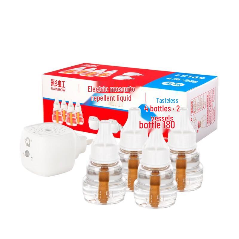 Regenbogen Digitaler Geruchloser Mückenschutz Stecker (4+2 Packung)