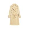 European and American Style, New Women's Clothing, Fashionable and Versatile Open-placket Long-sleeved Lapel Loose Long Trench Coat