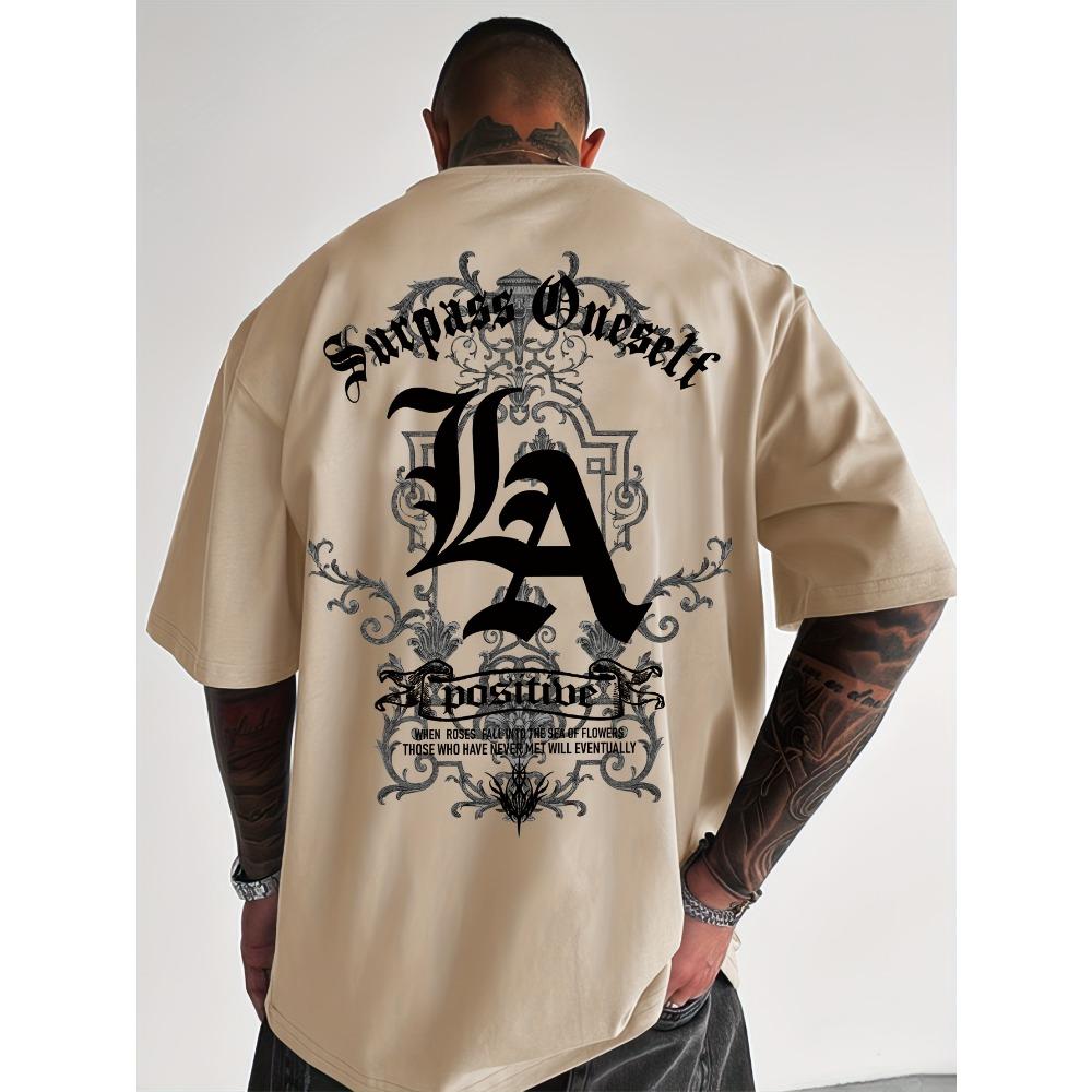 2025 Sommer neues lässiges und modisches 3D-Druckmuster atmungsaktiv leicht bequem und weich Herren-T-Shirt M
