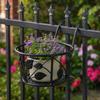 Unique Hanging Basket Heavy Duty Hanging Planter Stand Durable Flower Pot Holder  Outdoor Use