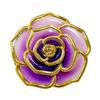 Foldable Rose Flower Handbag Hanger: Metal & Plastic Hook for Table Edge and Christmas Stocking.