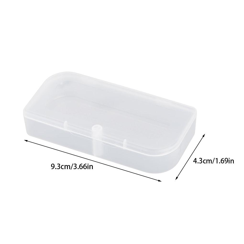 Storage U-drive Boxes Lids Rectangular Empty Clear Holder Jewelry Beads Collecting Container Plastic Home Organizer