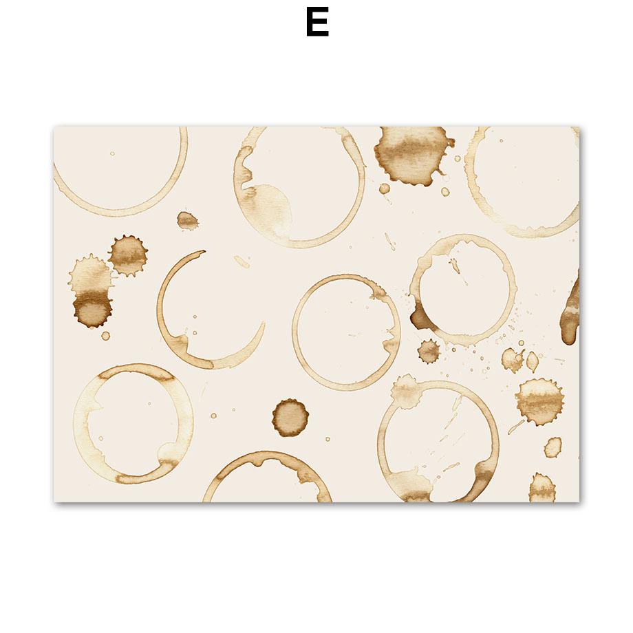 Abstract Coffee Line Definition Coffea Arabica Wall Art Canvas Painting Posters And Prints Wall Pictures Cafe Bar Kitchen Decor