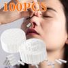 100pcs Disposable Flexible High Water Absorbent Nasal Congestion Pad,Designed for Nasal Use,High Absorption Rate,Relieve Nasal Congestion, Stop Bleed