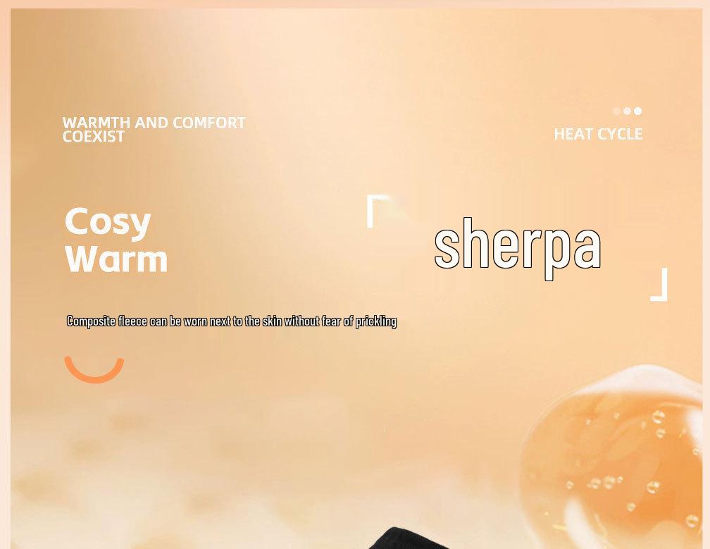 Children's Mid-Waist Lambswool Cotton Pants - Autumn/Winter Fashion Trend Solid Color Warm Long Pants