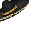 Ethnic Style Sombrero Hat Rolled up Brim Mexican Caps Mexico Hat  Costume Accessories