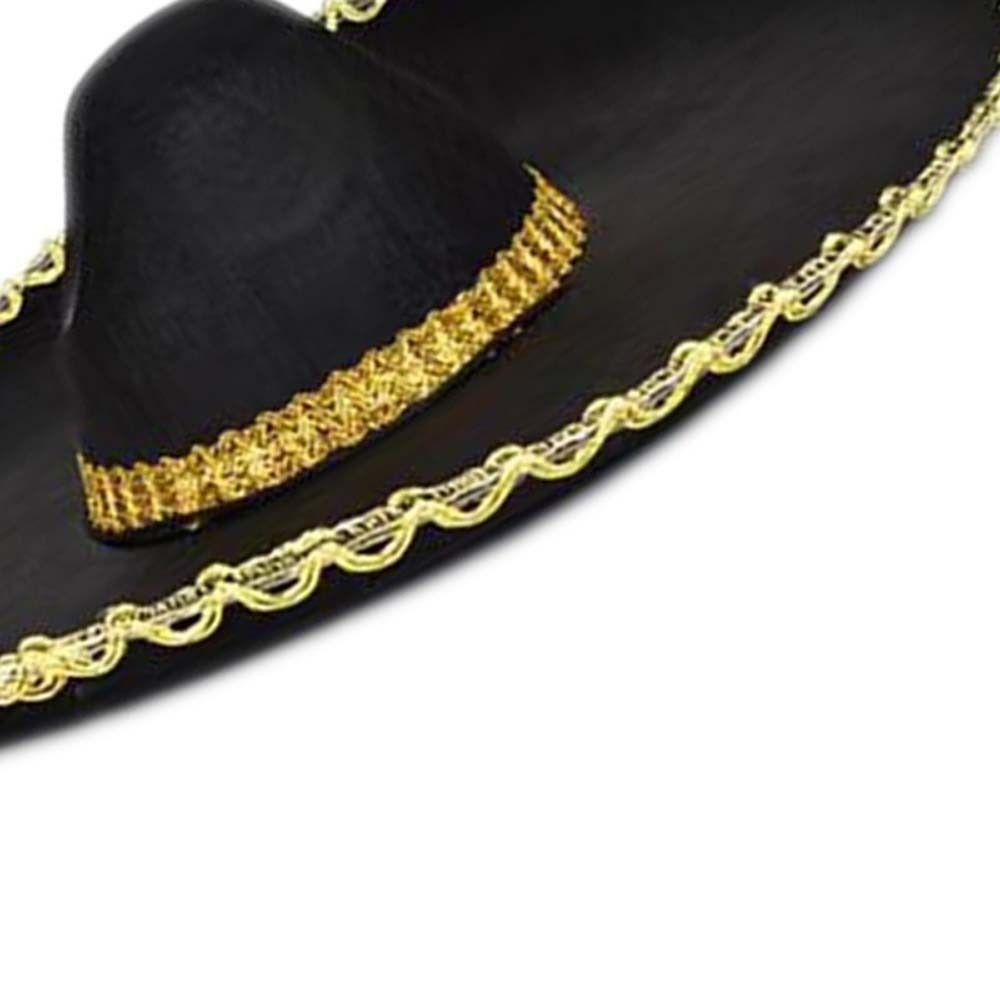 Ethnic Style Sombrero Hat Rolled up Brim Mexican Caps Mexico Hat Costume Accessories