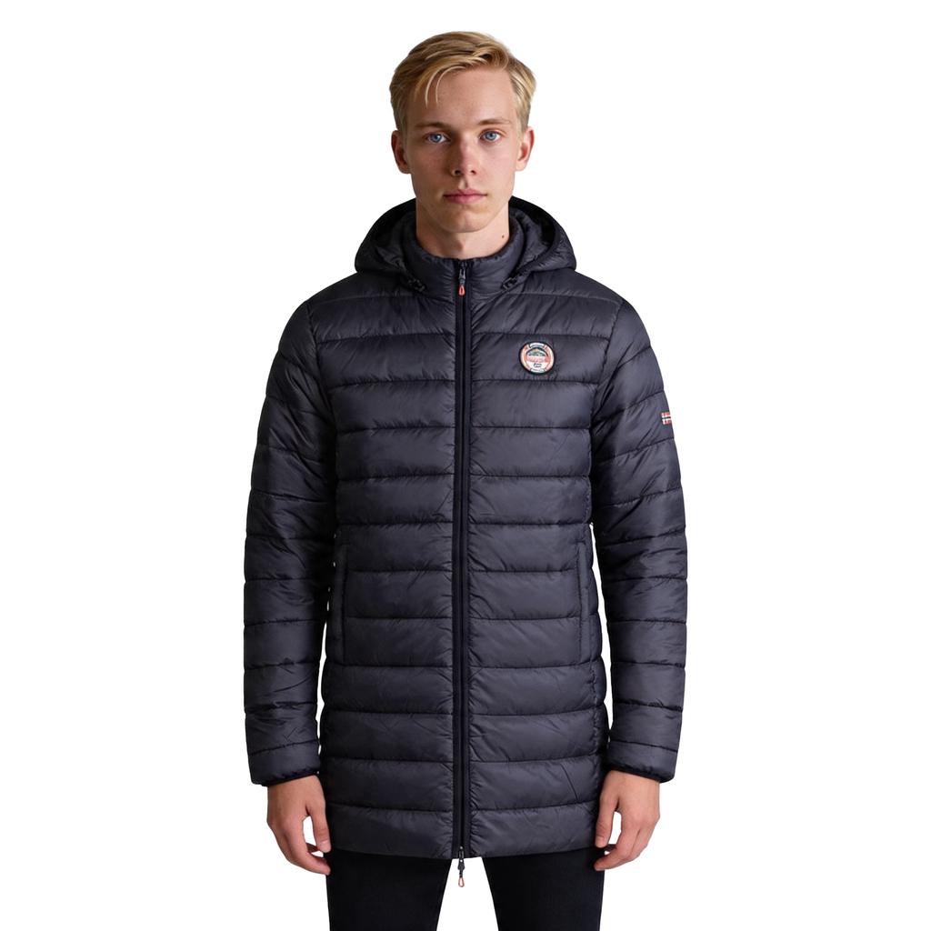 Kurtka męska Geographical Norway AMIGOMAP LONG HOOD DB NAVY MEN 233 NAVY (WZ5088H/GN-MARINE)