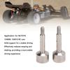 2pcs RC Rear Wheel Axle Cups for WLTOYS 124008 124010 Remote Control Car Metal Wheel Stub Axle Shafts