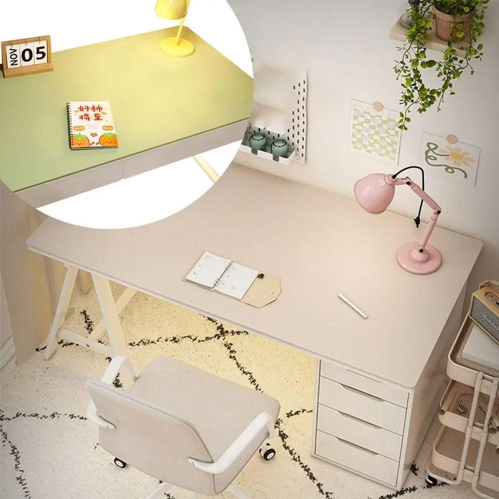 Anti-slip PU Leather Table Cover Waterproof Computer Desk Mat Oilproof Table Cloths Student Study