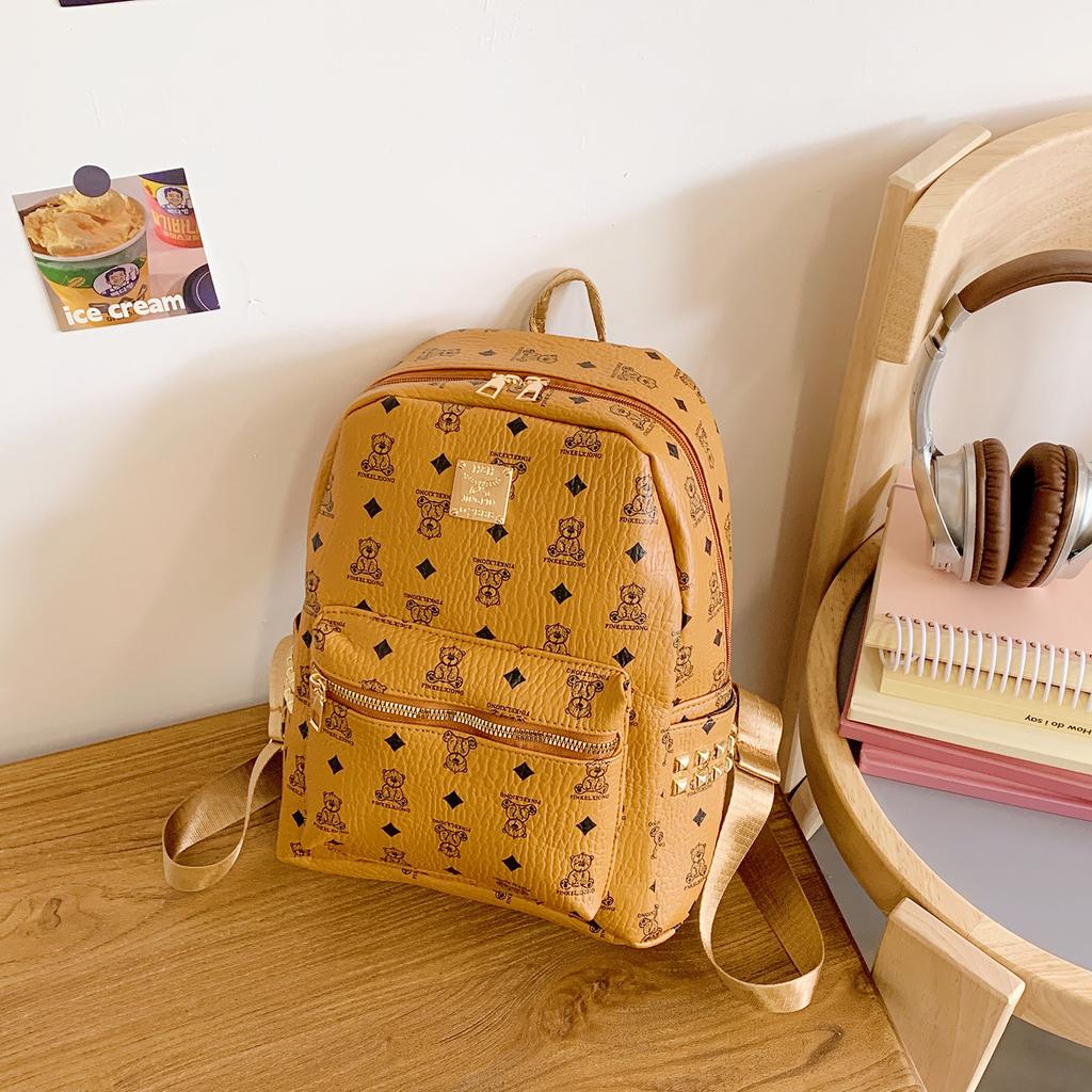 Niche Backpack New Year's New Style College Student Cute Schoolbag Large Capacity Versatile Women's Travel Lightweight Backpack