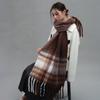Winter New Women's Soft Imitation Cashmere Plaid Scarf Retro Scarf Women