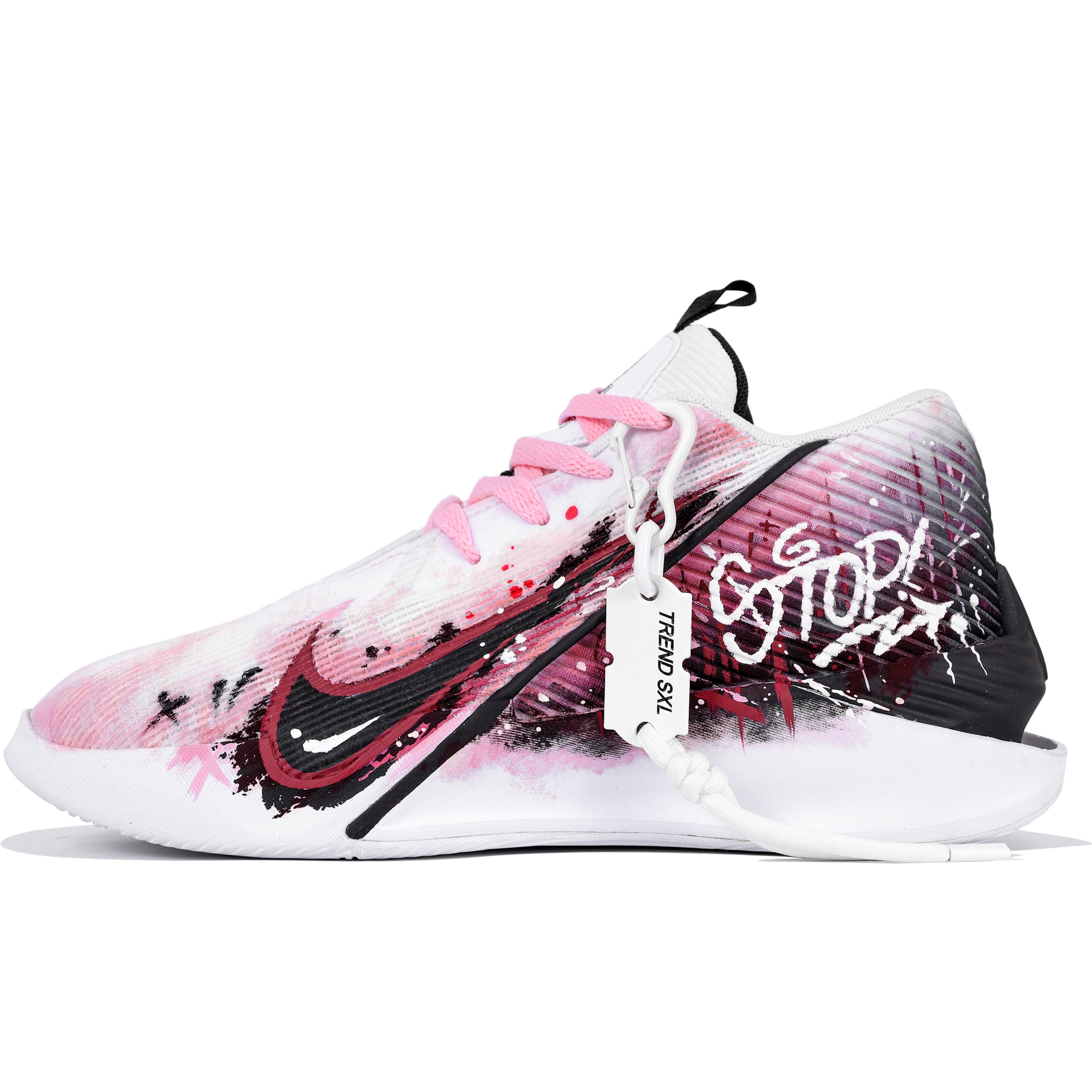 

Nike G.T. Jump Academy Berry Sensation, Precise Grip, American Graffiti, Ink Splatter Abrasion Resistant High top HF1804-100(Team204-) 44.5