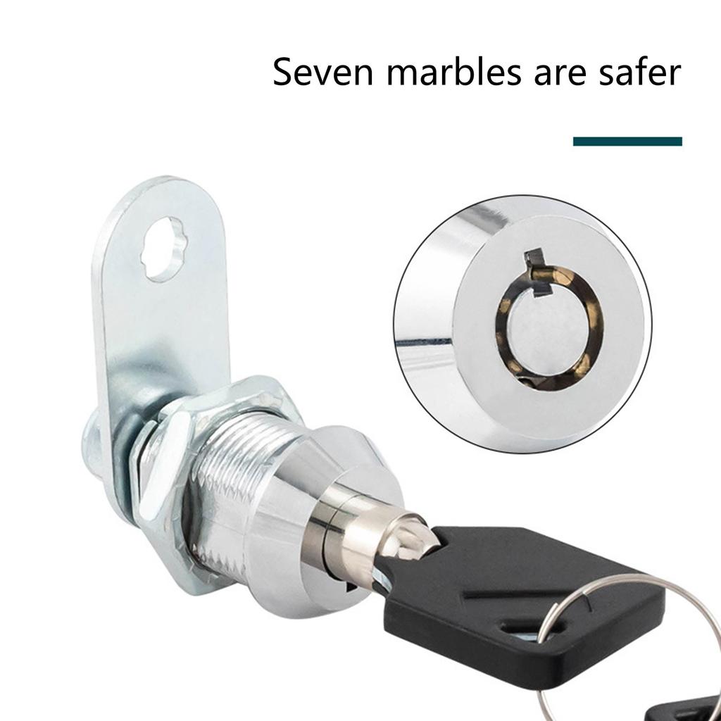 Multipurpose Craftsmans Toolboxes Lock Set Sturdy Stainless Steel Cabinet Drawer Lock with Key Daily Casual Use