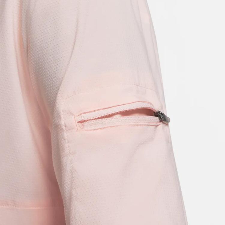 Nike Unmöglich Leichte Damen Lauf-Kapuzenjacke Pink DH1991-611