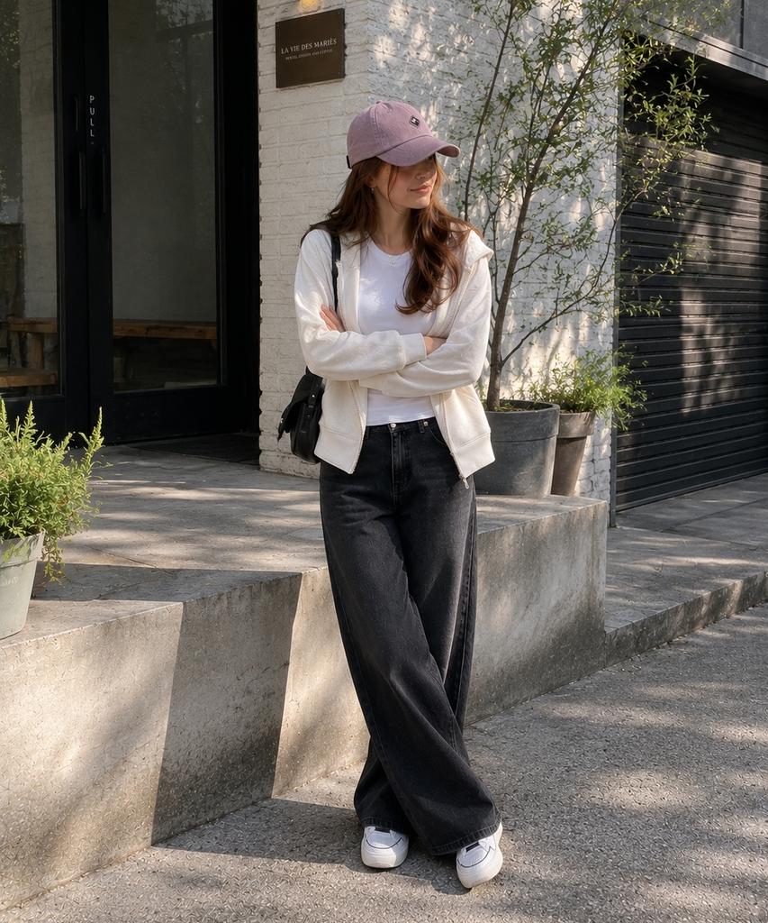 Seuteijial Diamond Washed Ball Cap [Grey]