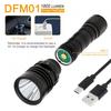 SecurityIng DFM01 1800LM 5 Modes Light Scuba Diving Flashlight for Diving with Magnetic Rotary Switch