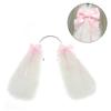 Handmade Rabbit Ear Headband Rabbit Girls Cosplay Accessories Beast Ears Fursuit Masquerade Halloween Cosplay Party