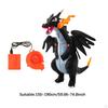 Inflatable Dinosaur Costume for Men Women Cosplay Stage Performance Holiday