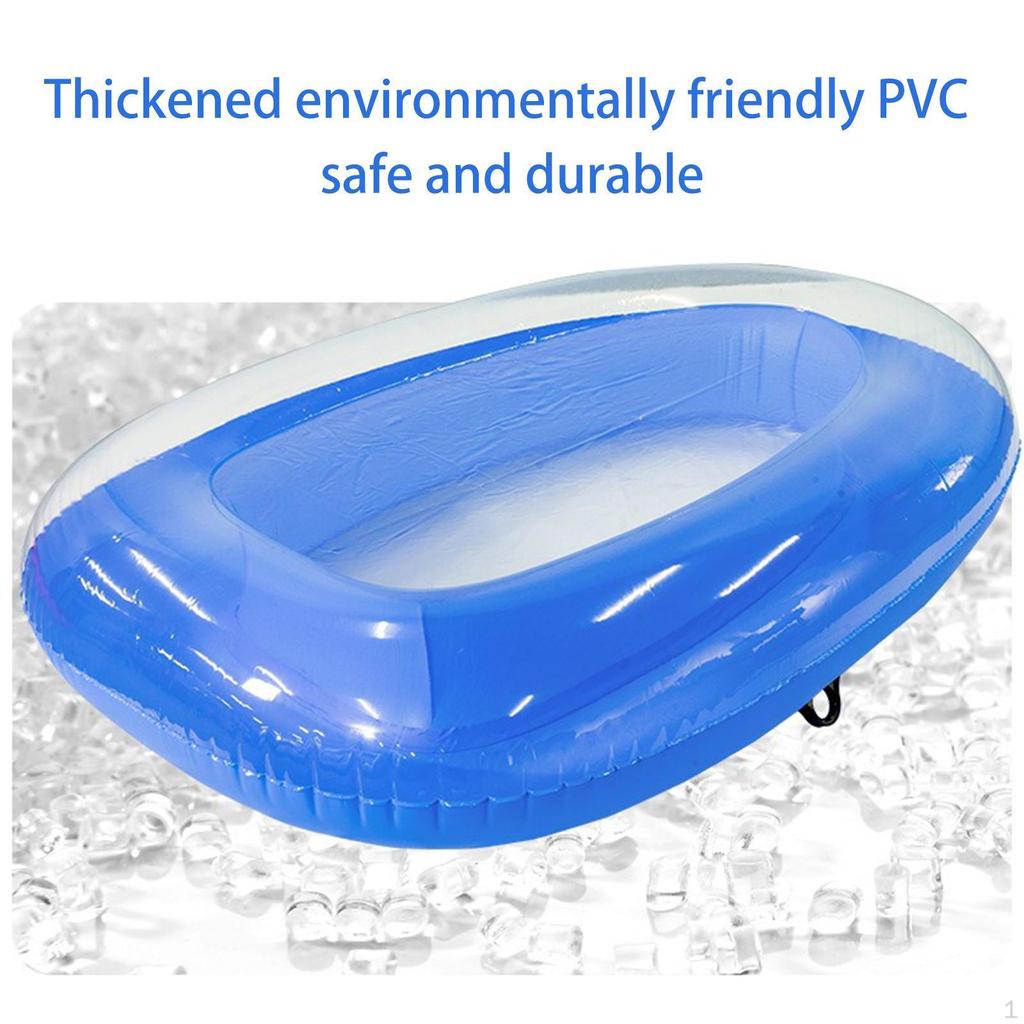 Inflatable Pool Raft Water Toy Lightweight Float for Summer Lake Travel