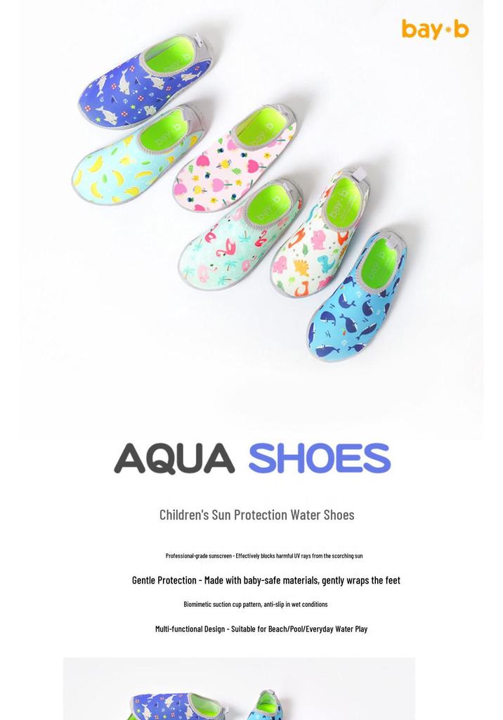Bayb Non-Slip Kids' Beach Shoes - Boys' & Girls' Closed-Toe Sandals, Soft Sole, Perfect for Seaside Adventures