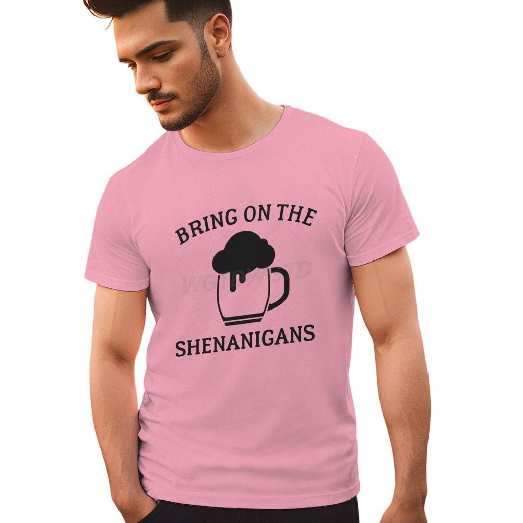 Irish Drinking Team Tshirt for Unisex St Patricks Day Beer Tee Round Neck Short Sleeve Tee Unisexs St Patricks Day Shirt