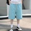 Boys' Summer Casual Korean-Style Shorts - Mid-Length Trendy Capri Pants