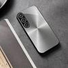 Textură Metal Periat Vopsea Metalică Carcasă Telefon din Sticlă pentru Samsung Galaxy S26 S25 S24 S23 S22 S21 Ultra Plus FE 5G Imprimare UV 2D