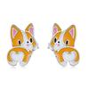 WOSTU 2021 925 Sterling Silver Animals Cute Lovely Corgi Stud Earrings For Women Fashion Party Jewelry CQE1281