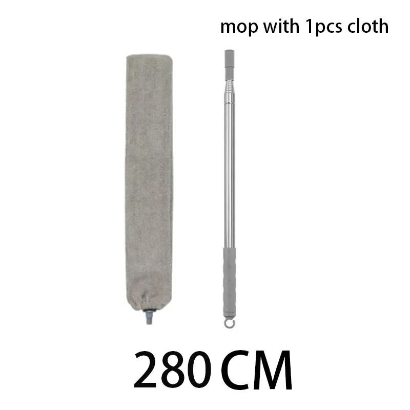 Extendable Microfiber Duster with Stainless Steel Long Pole Telescopic Gap Cleaning Brush for Ceiling Fan