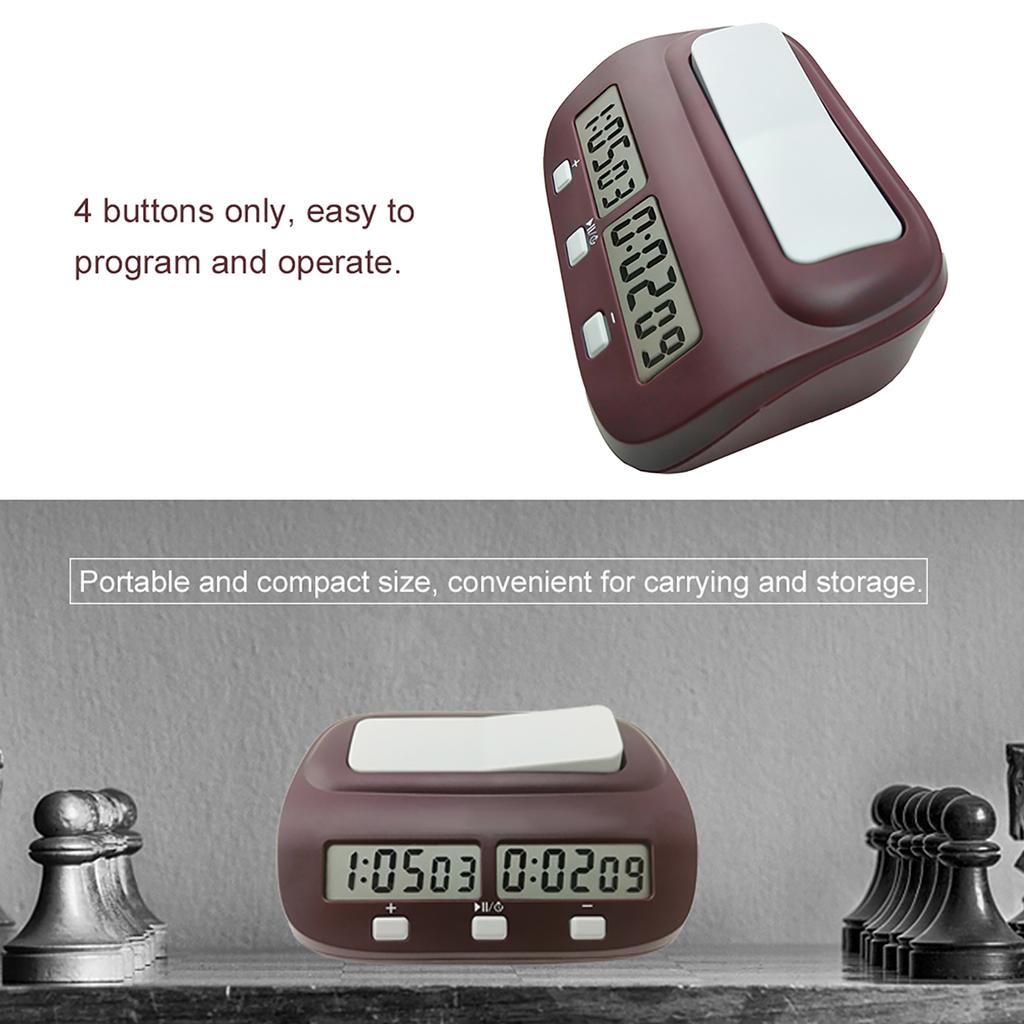 Professional Digital Chess Clock Count Down Chess Timer with Alarm Electronic Board Game   Competition Master Tournament