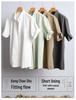 Men's Summer Short-Sleeve Cotton Shirt - Comfortable, Breathable, Business Casual