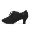 Women Standard Ballroom Dance Shoes Oxford Cloth Outsole Practice Competition Modern Dancing Shoe Dance