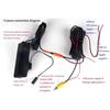 Caméra de recul spéciale pour bmw série 5 m5 3 séries m3 x1 x3 x5 x6 e39 e53 e90 e60 e70 e83-2009 2003-2009