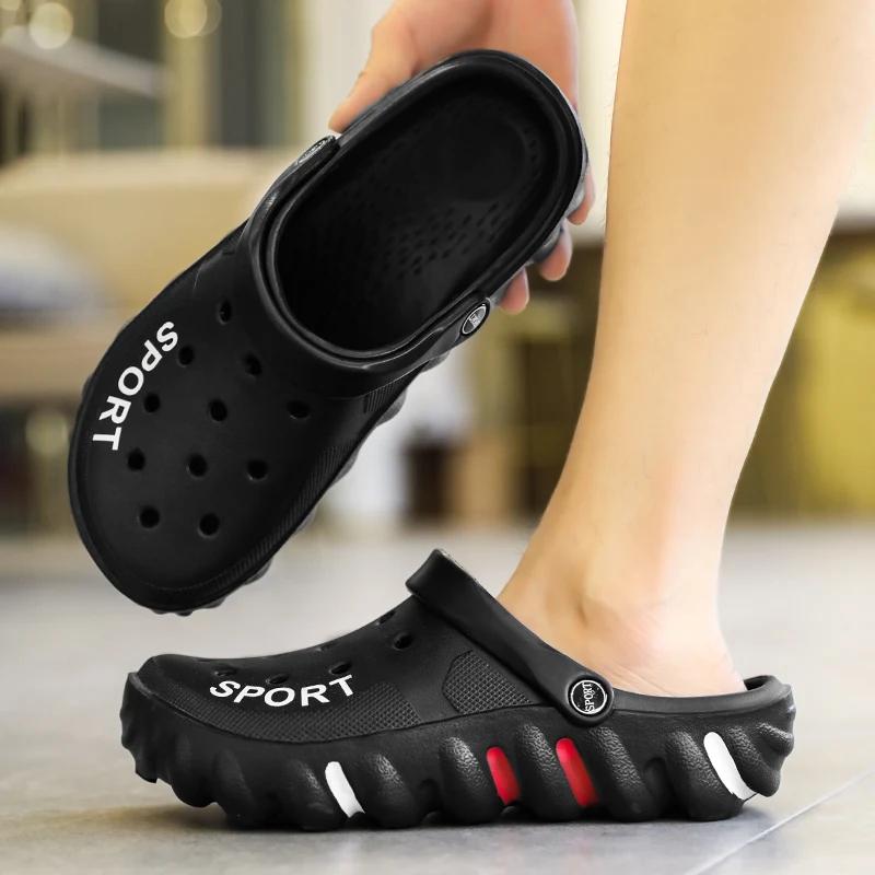 Fashion Men Slipper New Design Summer Shoes Beach Indoor House Sneaker Korea Style Casual Sport Slipper Sandals Men Clogs Shoes