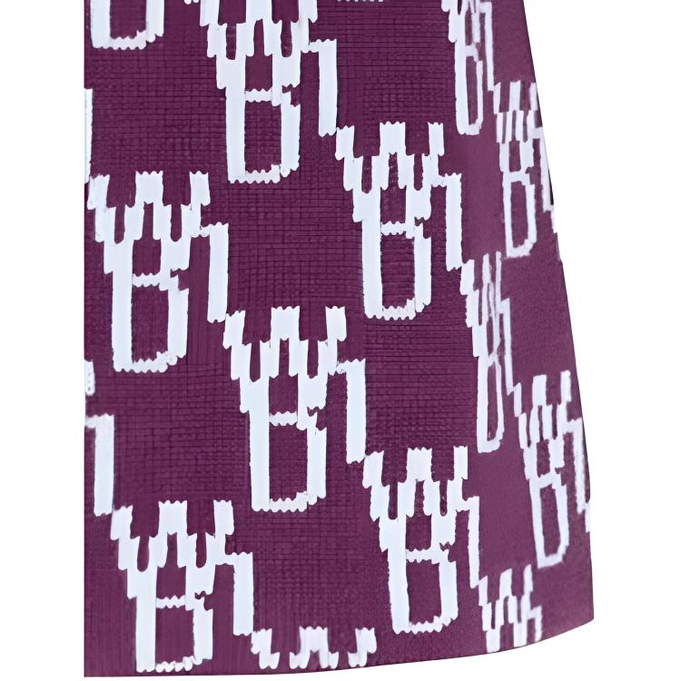 We11done Letter Print Knit Mini A-Line Casual Skirt Women skirts WD-KS3-21-601-W-PP