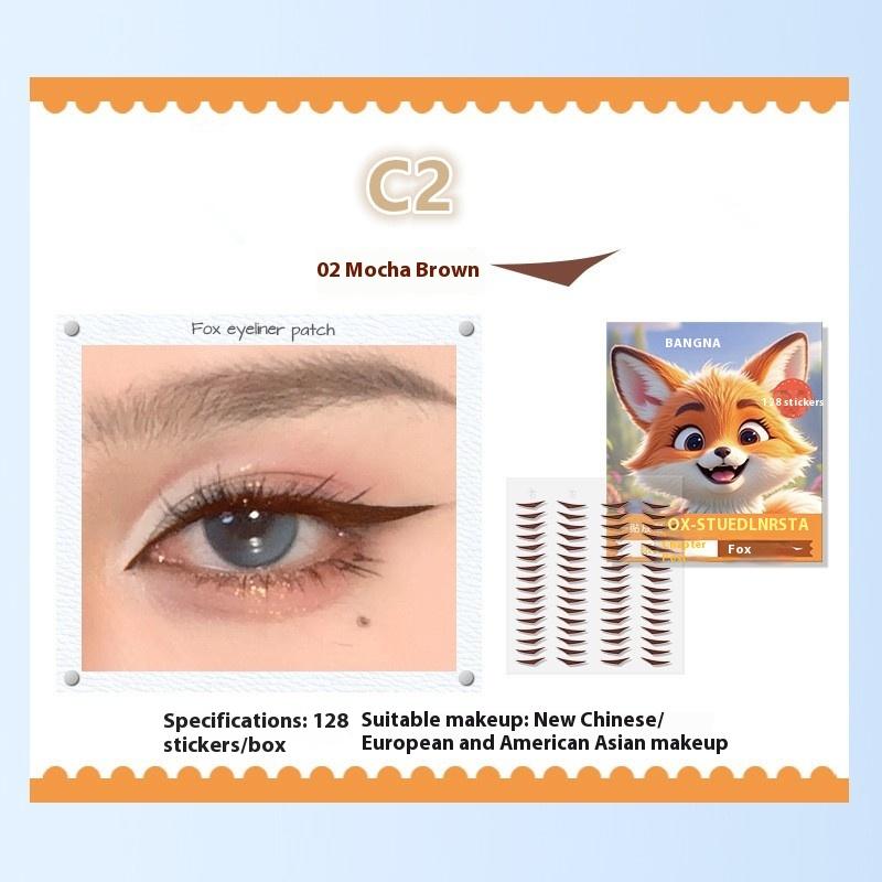 104/120/128Pcs Eyeliner Seal Sticker Water Resistant Sweat Resistant Fitting Swollen Eye Blister Adjusting Eye Eyeliner Patch