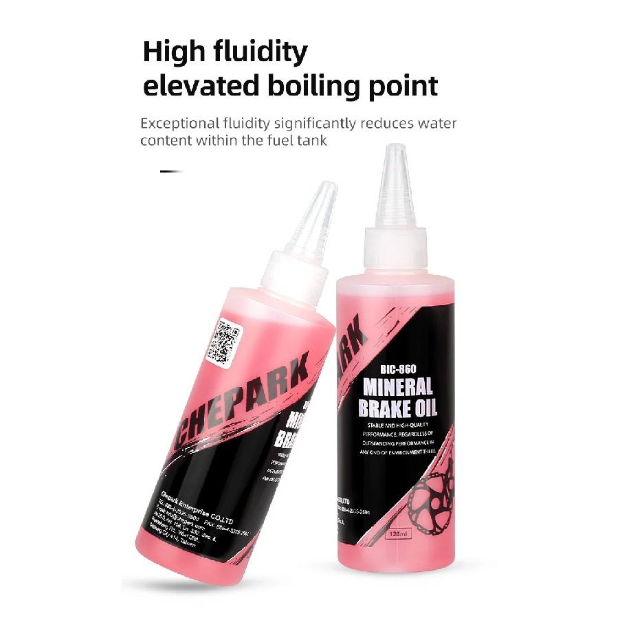 Chepark Bicycle Brake Mineral Oil 120ML DOT Hydraulic Brake Oil For Shimano MGUARA Tektro TRP Bike Hydraulic Brake Systems